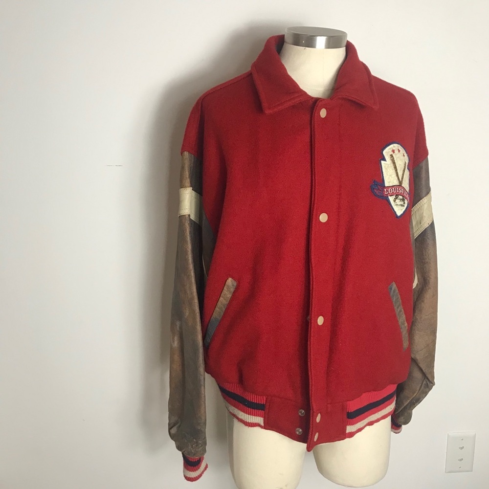 Vintage Louisville Slugger Red number Jacket